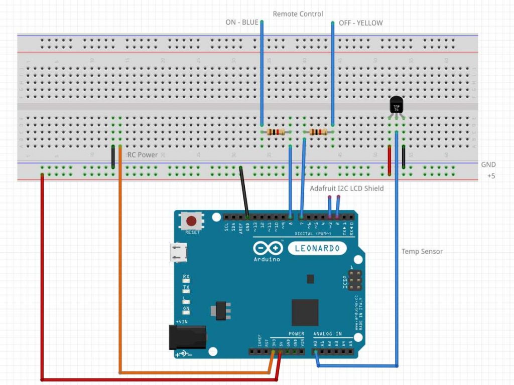 Fritzing-diagram – Two At Sea